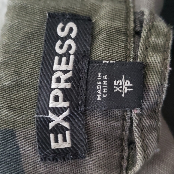 Express Camo Drawstring Utility Jacket XS - Picture 7 of 7
